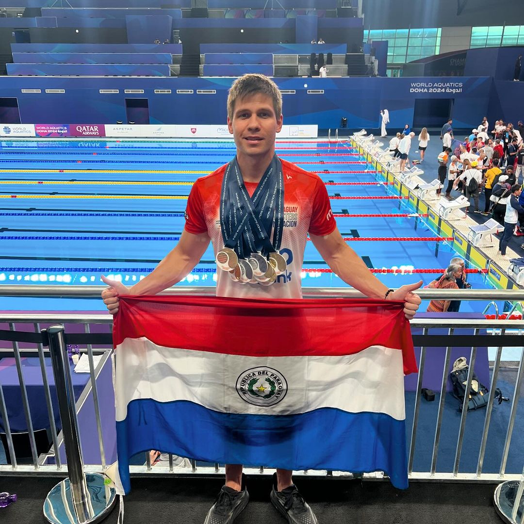 El monarca del Mundial Máster de Natación en Doha