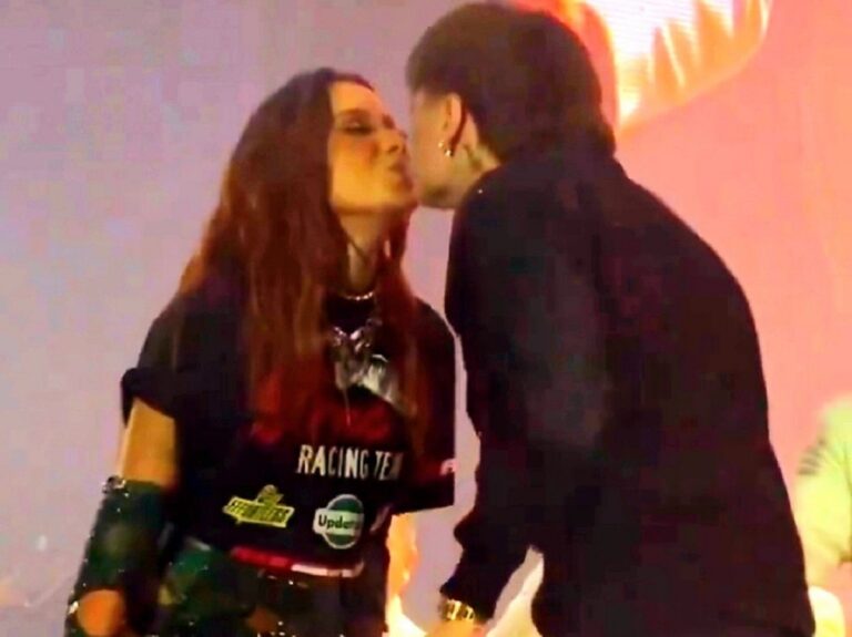 Peso Pluma besa a Anitta en un concierto y desata rumores de nuevo romance