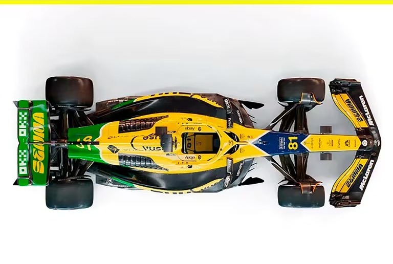 Homenaje a Ayrton Senna: McLaren cambia sus colores en el GP de Mónaco
