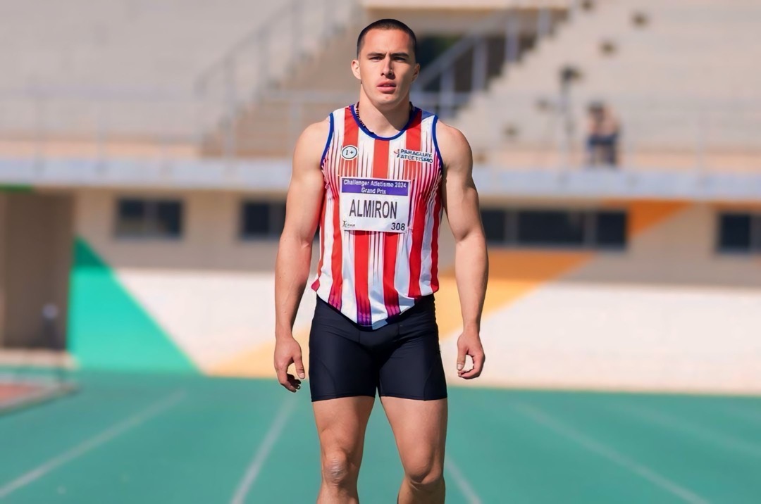 Almirón hace historia: Oro y nuevo récord en 200 metros