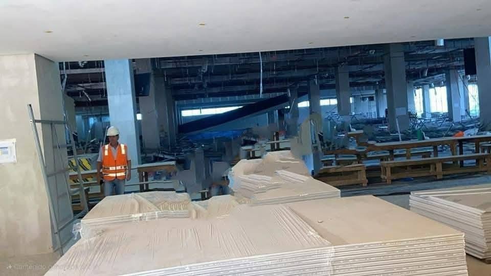 Se desplomó el cielo raso de un shopping en construcción en Ciudad del Este