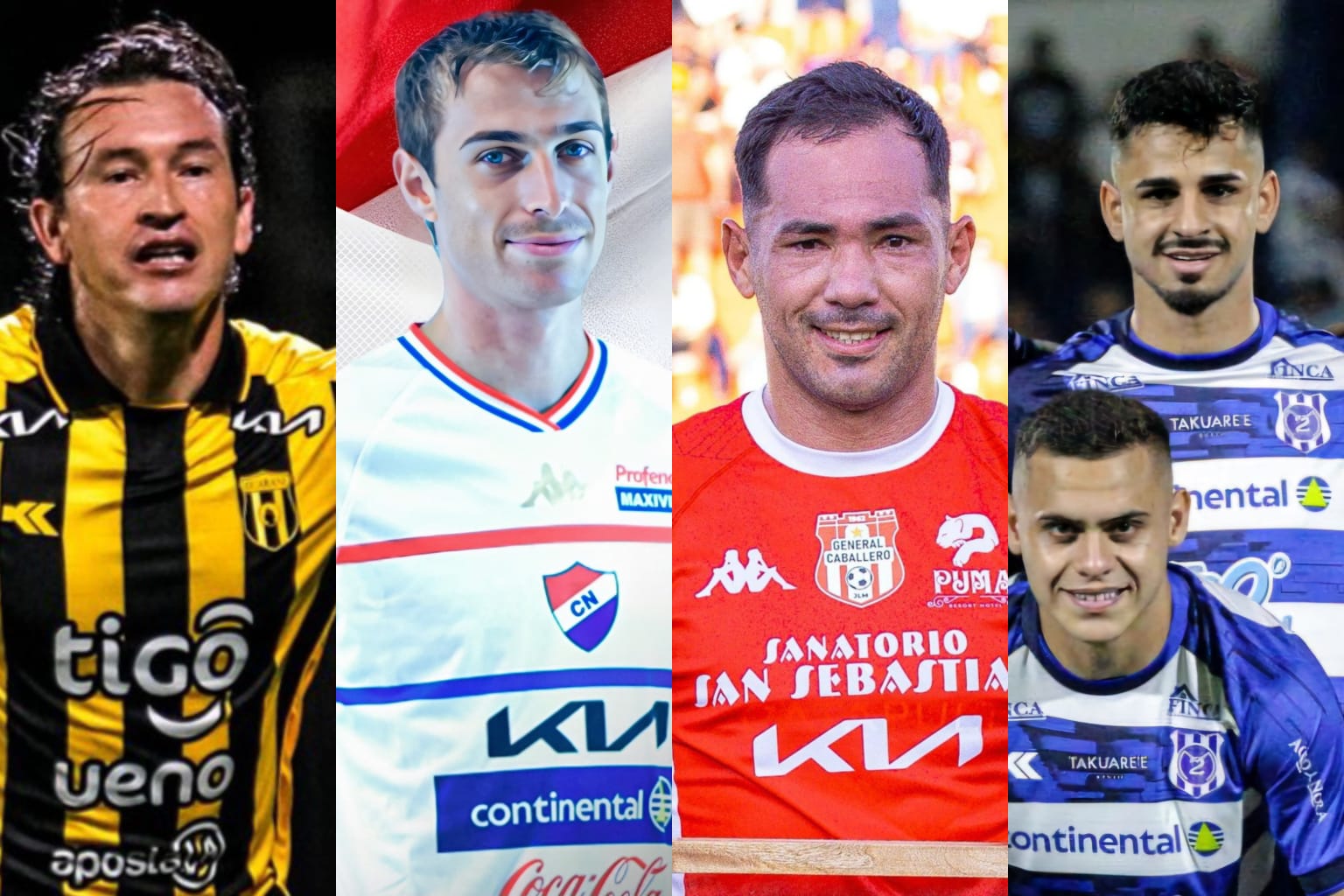 Los cuatro clubes semifinalistas de Copa Paraguay
