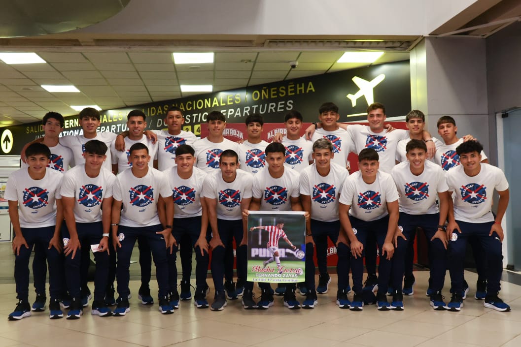 Albirroja Sub 17 partió rumbo al Mundial de Catar