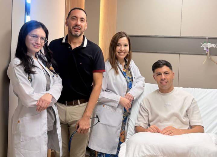 Blas Riveros recibió el alta médica y comenzará su proceso de recuperación