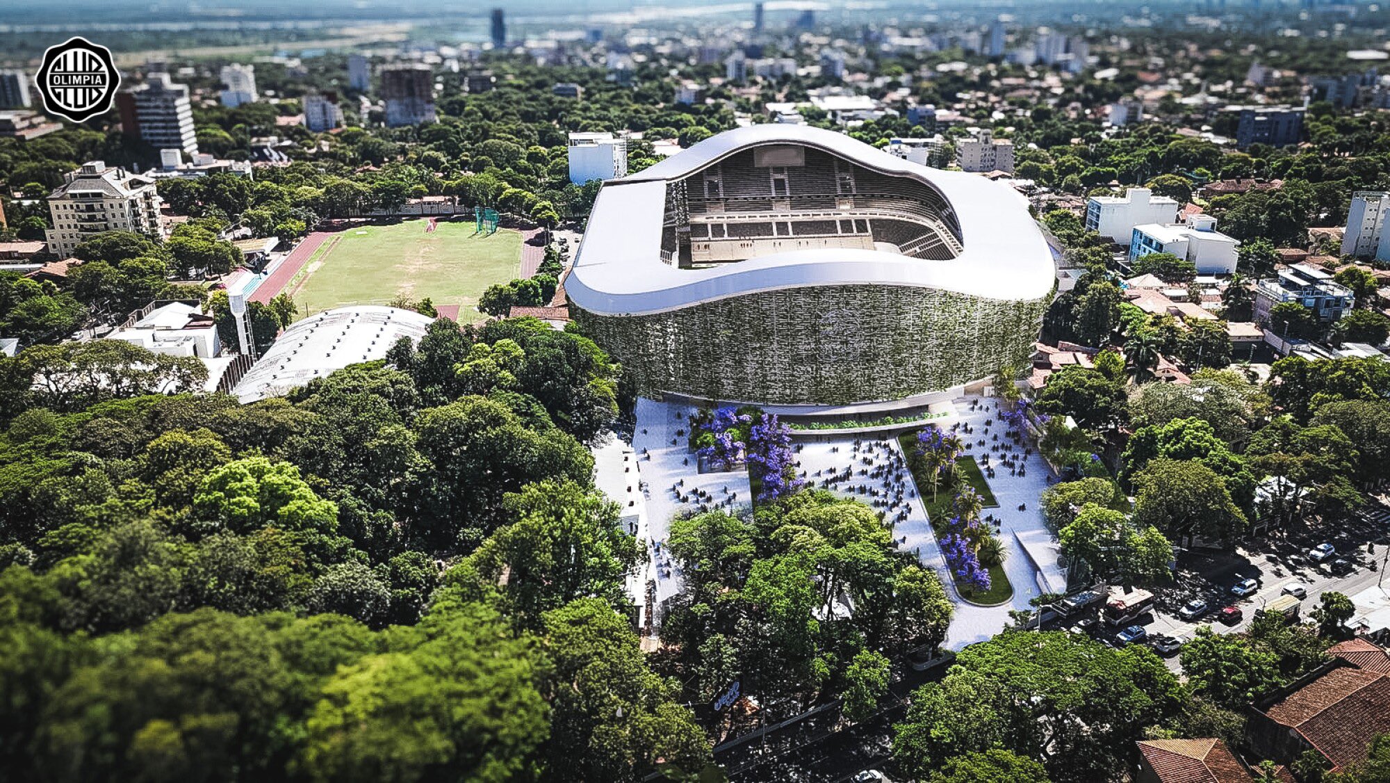 Olimpia aclara que la construcción del estadio avanza según el cronograma establecido