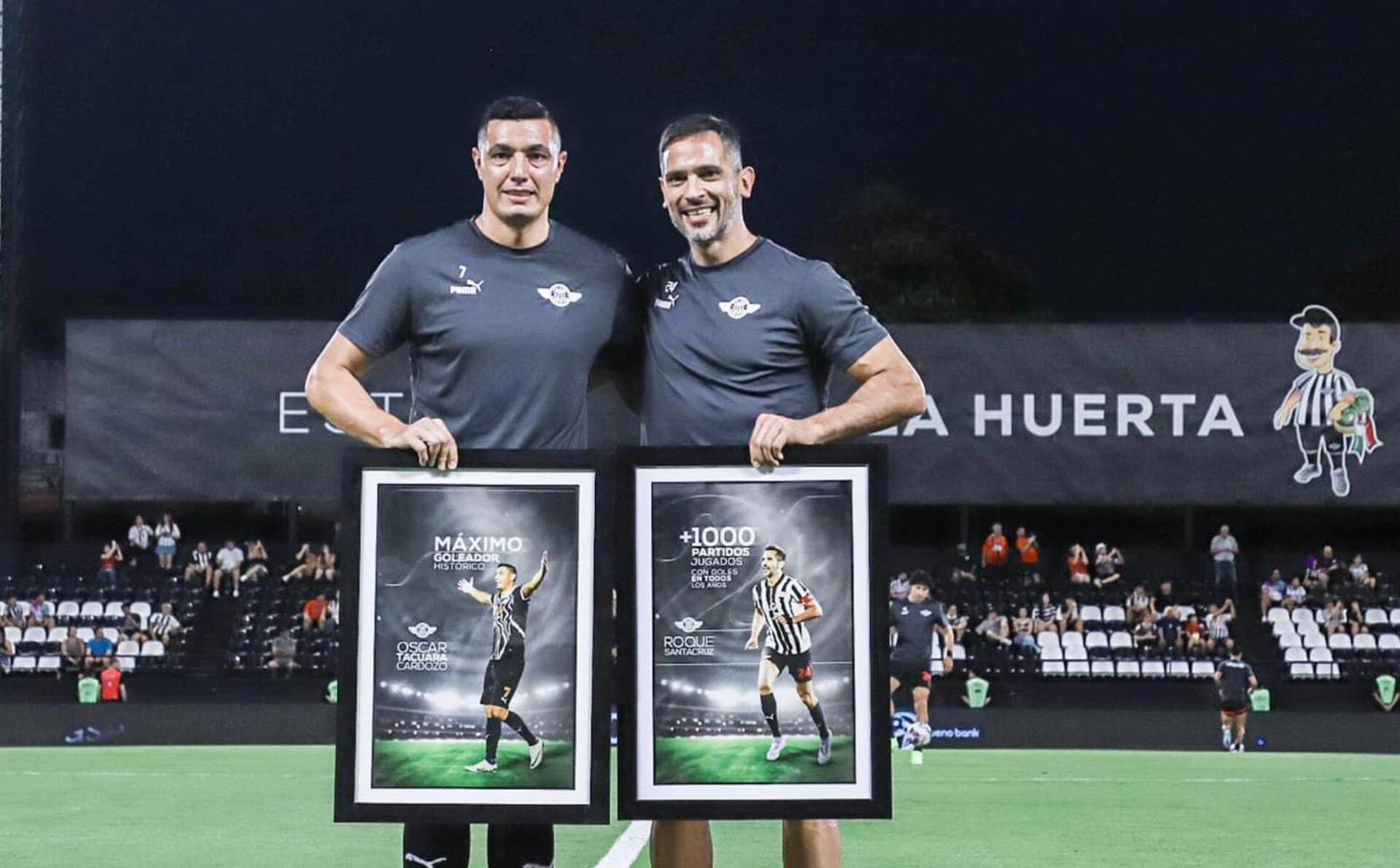 Los históricos goleadores, Roque Santa Cruz y Óscar Cardozo, se despiden de Libertad