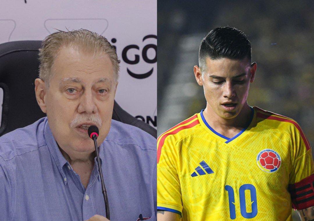 “No sé de dónde sacaron lo de James Rodríguez”, sostuvo Di Tore