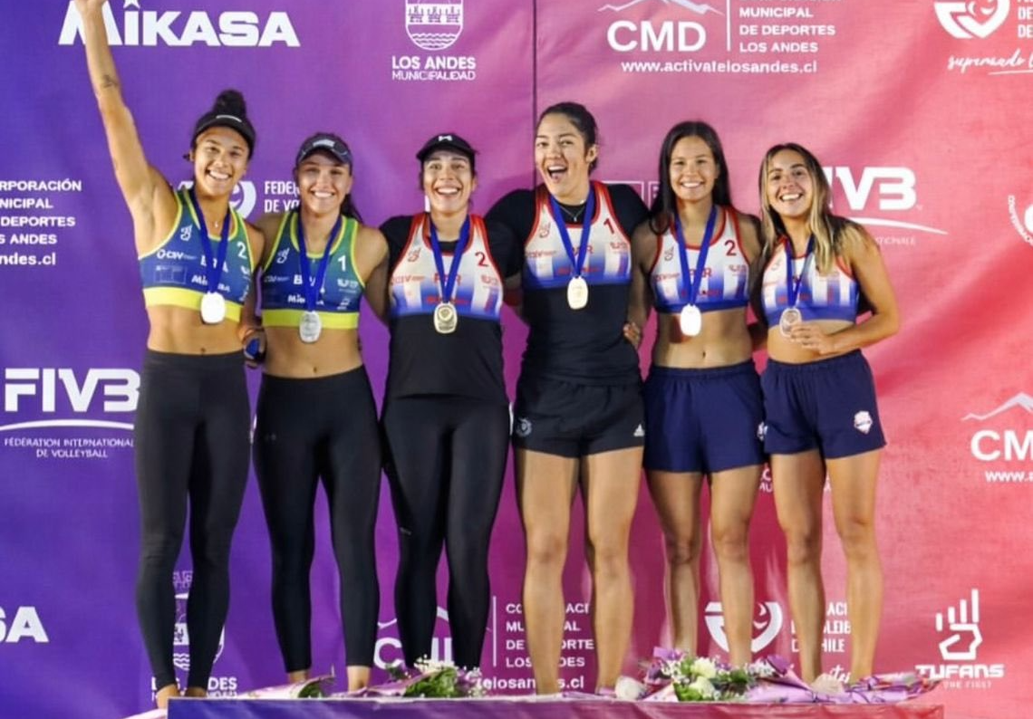 Vóley Playa: Michelle Valiente y Giuliana Poletti campeonas sudamericanas