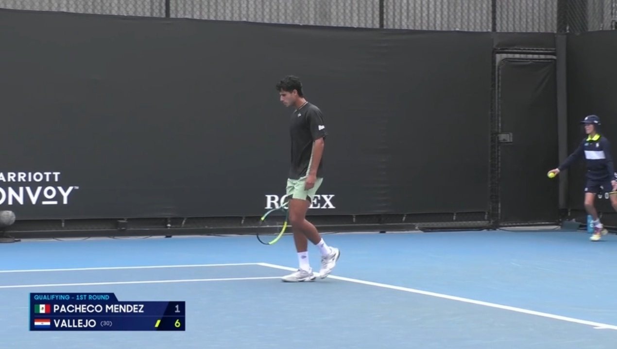 Dani Vallejo debuta con gran victoria en el Australian Open