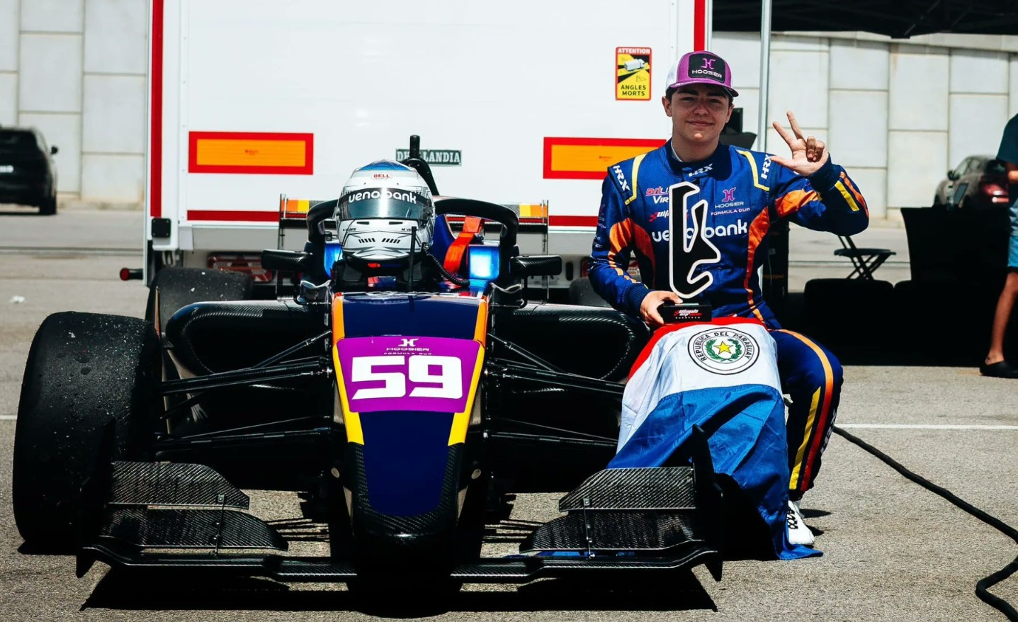 Mateo Valente competirá en la fórmula 3 XF3 Italiana 2026