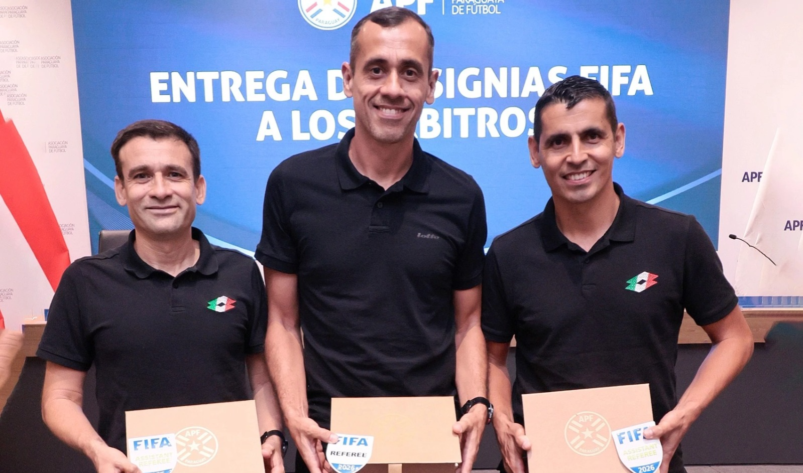 Árbitros paraguayos designados para el Mundial