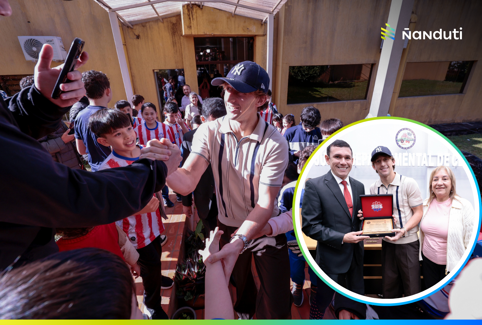 Matías Galarza es distinguido como Ciudadano Ilustre del Departamento Central