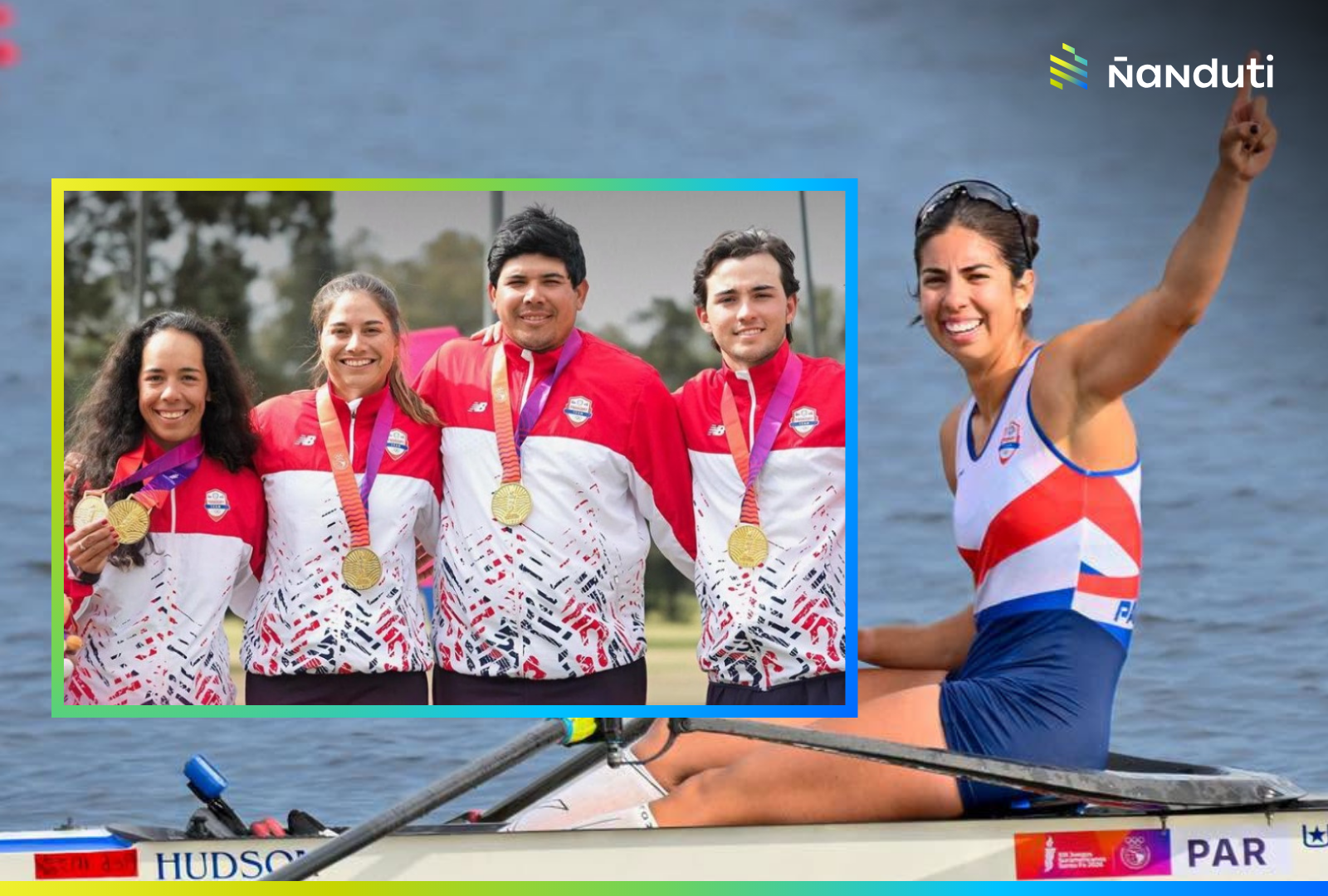 Paraguay suma 5 medallas de oro en Santa Fe 2026 tras una doble conquista en golf y una victoria contundente en remo