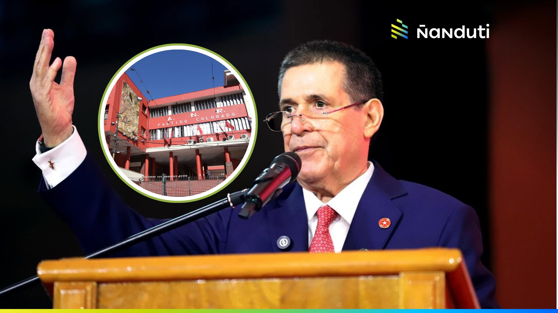 Cartes anuncia que Honor Colorado no tendrá candidaturas en las internas coloradas de 2027
